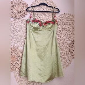 Princess Polly Kenzie Mini Dress Green